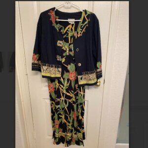 Faith Resortwear Women's Dress & Jacket Set